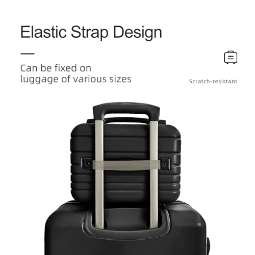 Cosmetic Travel Carry-On Suitcase Black - Large