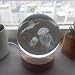 Crystal Ball Lamp with 3D Engraving and Luminous Base - Cosmic Jelly Fish