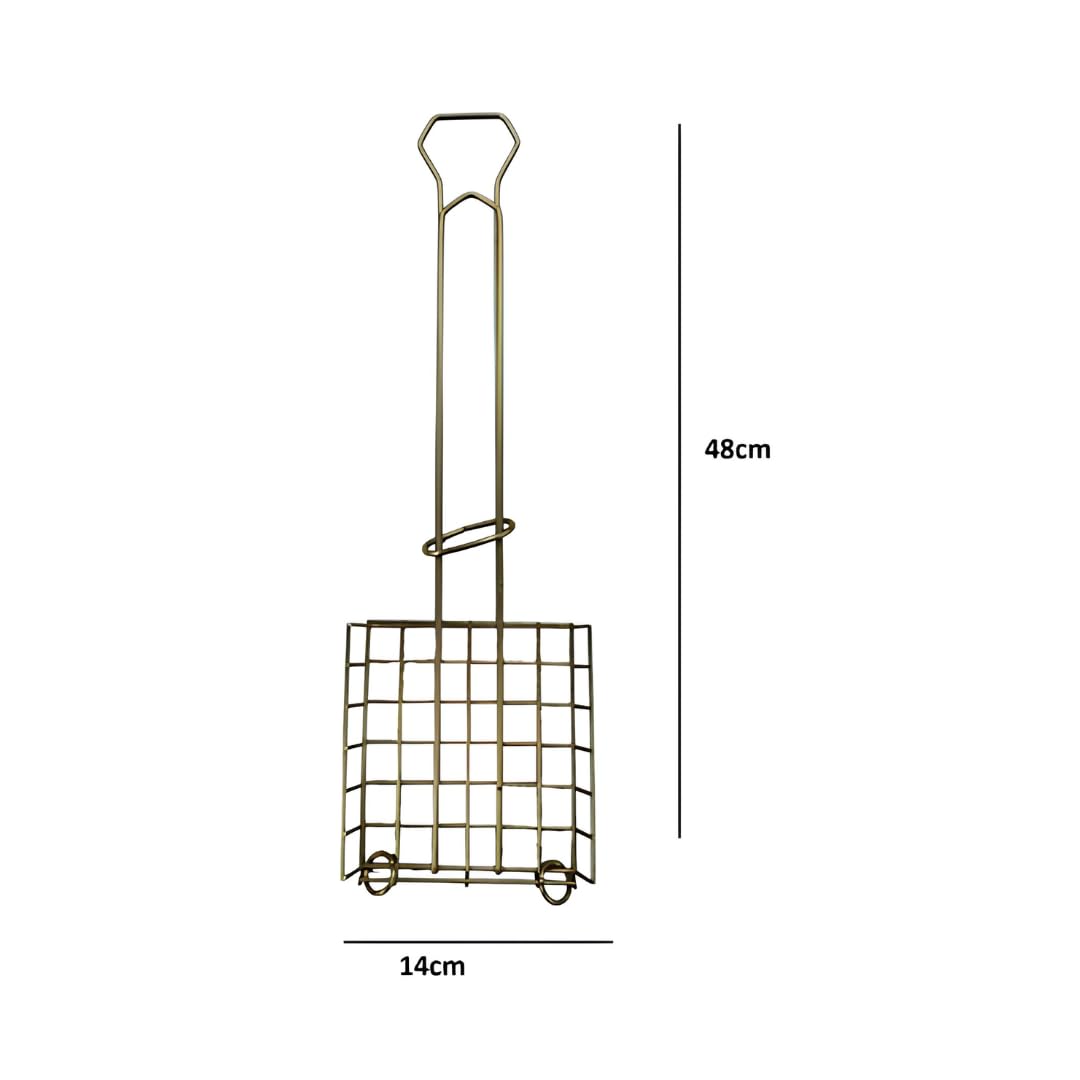 Kiddies Braai Grid And Flexible Extra Length Braai Lighter (Brown)