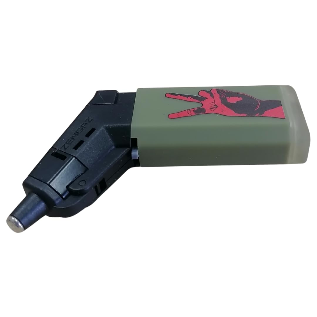 ZL-19 Torch Jet Lighter - Peace Hand Sign