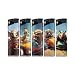 Electronic N2 Refillable Lighters – Cute Safari Assortment, Pack of 50
