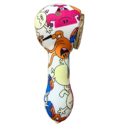 Silicone Rasta Pipe - Hydrodipped Designs