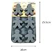 Silicone Cake Mold - Gingerbread Man - 25.5x16cm (Grey)