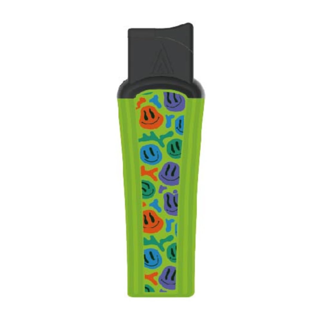 Zl-7 Slim Windproof Torch Jet Lighter (Smiley)