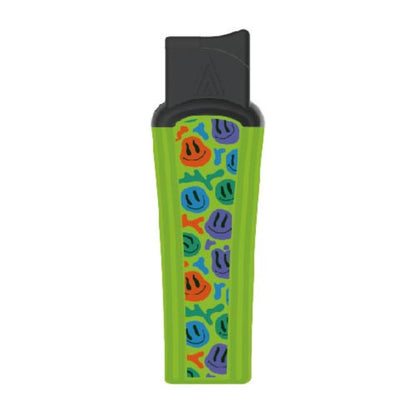 Zl-7 Slim Windproof Torch Jet Lighter (Smiley)