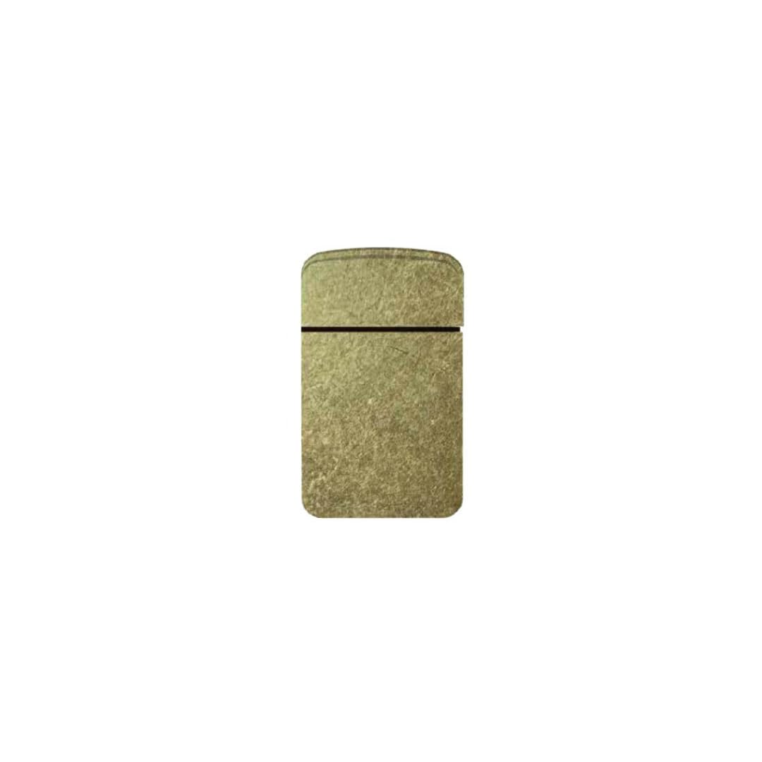 Zl -12 Metallic Windproof Torch Jet Lighter (Aged Gold)
