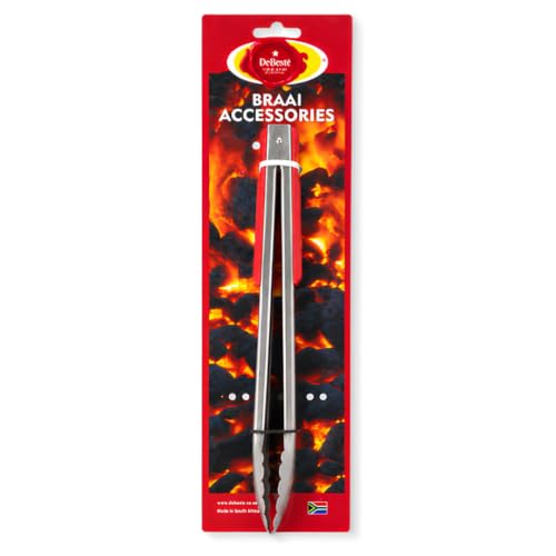 DeBest Stainless Steel Salad / Braai Tongs
