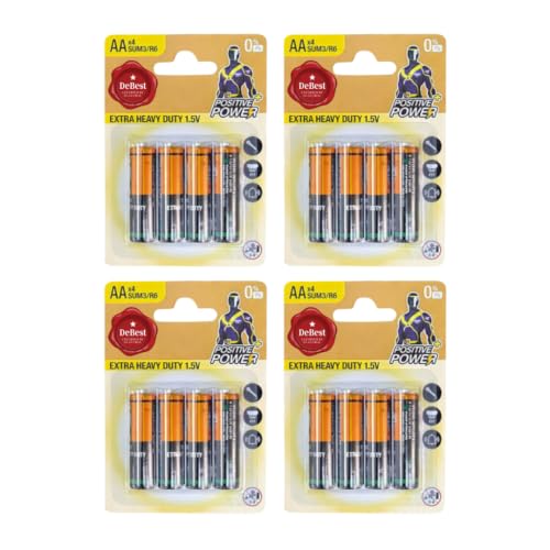 Debest Zinc Chloride AA Penlight Battery 1.5V 4PC - 4 Pack