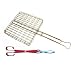 DeBest Braai Grid Small Box & Medium Braai Tongs Combo