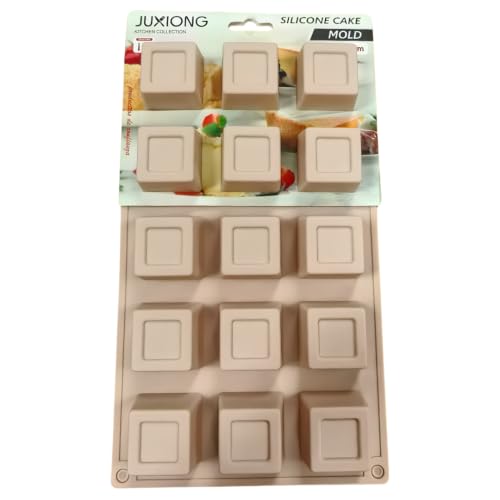 Silicone Cake Mold - Mini Squares - 29×17cm (Pink)