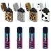 ZL 3 Mega Jet Flame Lighter SKIN 4 Pack & 4 Gas 18ml Combo