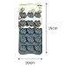 Silicone Chocolate Mold - Double Hearts - 19x10cm (Grey)