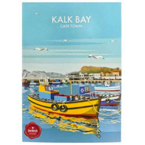 Debest Cape Town Travel Art Card A5 - Kalk Bay and ZL3 Torch Jet Lighter
