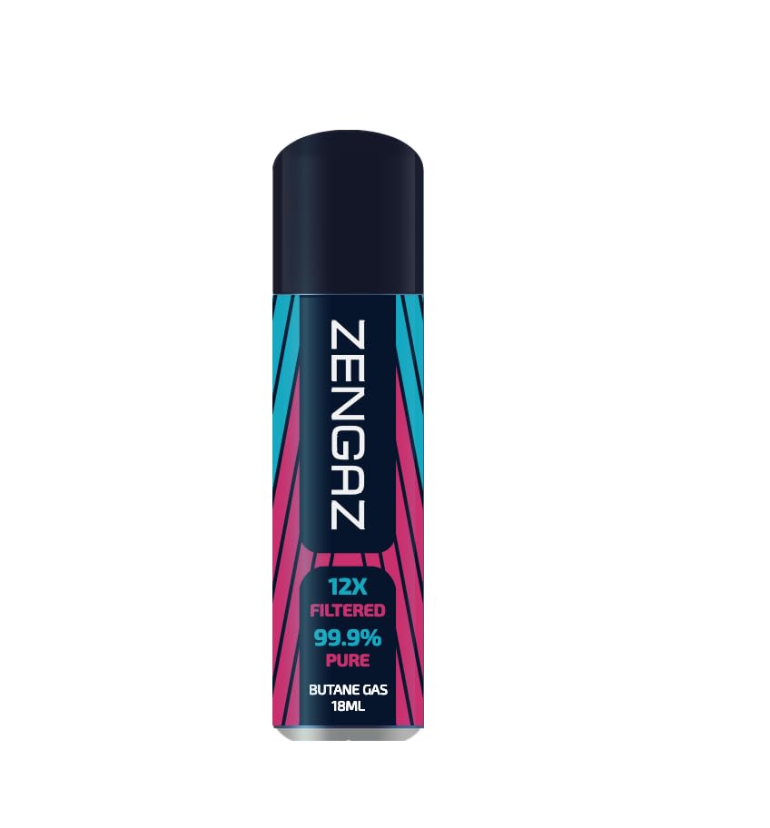 ZL 3 Mega Jet Flame Lighter ARMY & 3 Zengaz Gas 18ml Combo