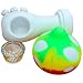 Silicone Rasta Pipe - Mushroom (Red)