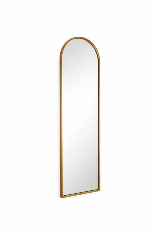 Sakura Home Design Arched Full-Length Mirror - Gold - 140 x 45cm