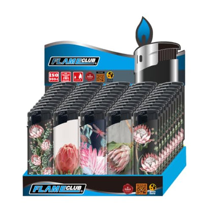 N2 Electronic Lighter - 50 Pack With 330ml Gas (Protea)