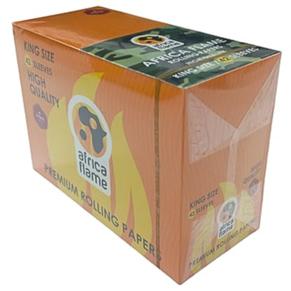 Africa Flame Rolling Paper King Size - 50 Booklets - Army - 2 Pack