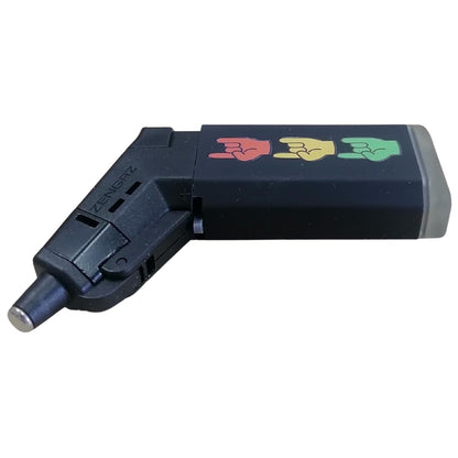 ZL-19 Torch Jet Lighter - Rastafarian Peace