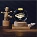 Crystal Ball Lamp with 3D Engraving and Luminous Base - 2 Pack (Galaxy)