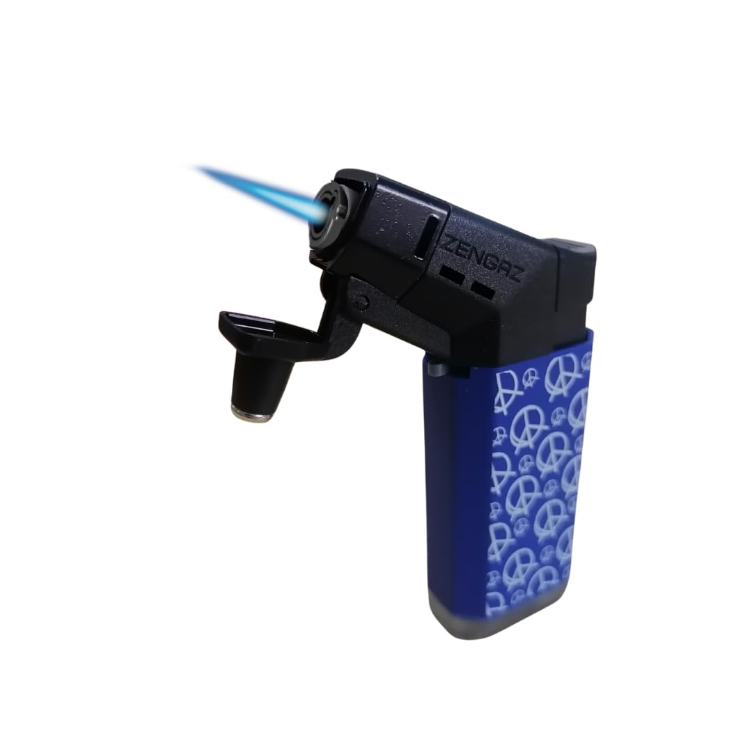 ZL-19 Torch Jet Lighter - Peace Signs