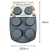 Silicone Cake Mold - Mini Circles - 30×20.5cm (Grey)