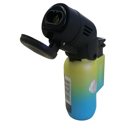 ZL-17 Angle Double Jet Torch Lighter - Green-Blue