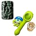 Green Army ZL-3 Torch Jet Lighter And Monsters University Silicone Rasta Pipe