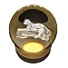 Crystal Ball Lamp with 3D Engraving and Luminous Base - Leopard