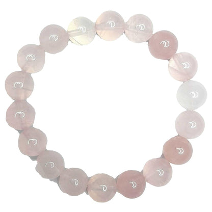 Earth Stone Collection - Crystal Stone Bracelet (Rose Quartz)