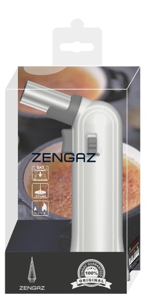 3 Pack ZT-88 Torch Jet Brulee Burner Lighter - White, Black and Grey