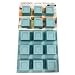 Silicone Cake Mold - Mini Squares - 29×17cm (Blue)