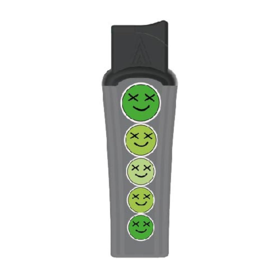 Zl-7 Slim Windproof Torch Jet Lighter (Emoji)