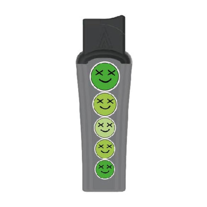 Zl-7 Slim Windproof Torch Jet Lighter (Emoji)