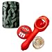 Green Army ZL-3 Torch Jet Lighter And M&M Silicone Rasta Pipe