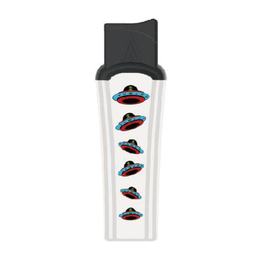 Zl-7 Slim Windproof Torch Jet Lighter (Ufo)