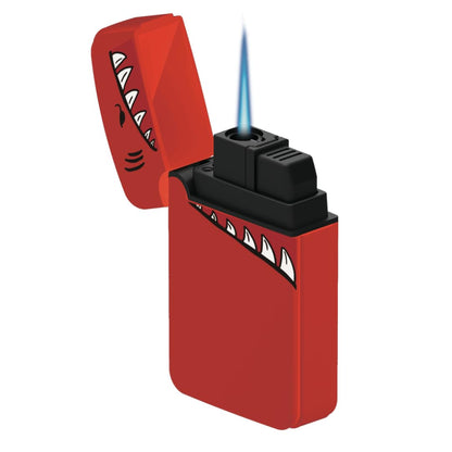 ZL-12 Shark Mega Jet Torch Flame Lighters – 12 Pack | Windproof Refillable Jet Flame Lighters