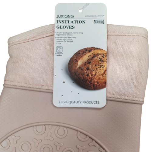 Silicone Oven Glove - Short - 29x17cm (Pink)