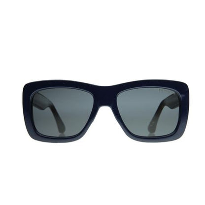Lentes & Marcos "Palos de la Frontera" UV400 Oversized Sunglasses - Blue