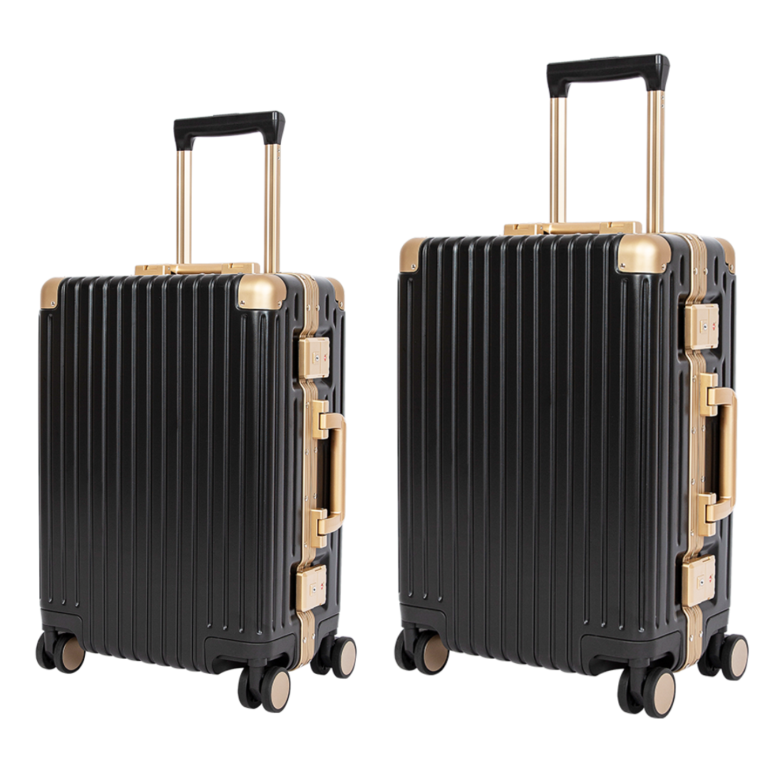 Classic Aluminum Frame Travel Suitcases