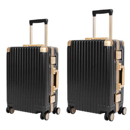 Classic Aluminum Frame Travel Suitcases