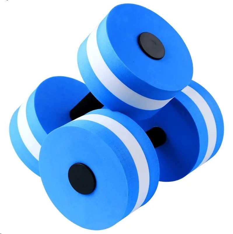 Swimming Dumbbells + Floating Belt 71.5cm - Blue