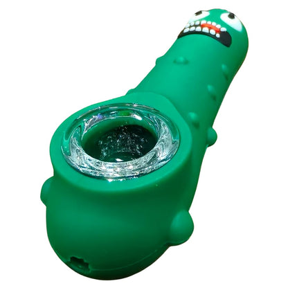 Silicone Rasta Pipe (Green)