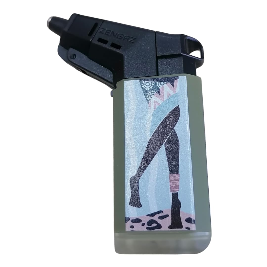 ZL-19 Torch Jet Lighter - African Art D