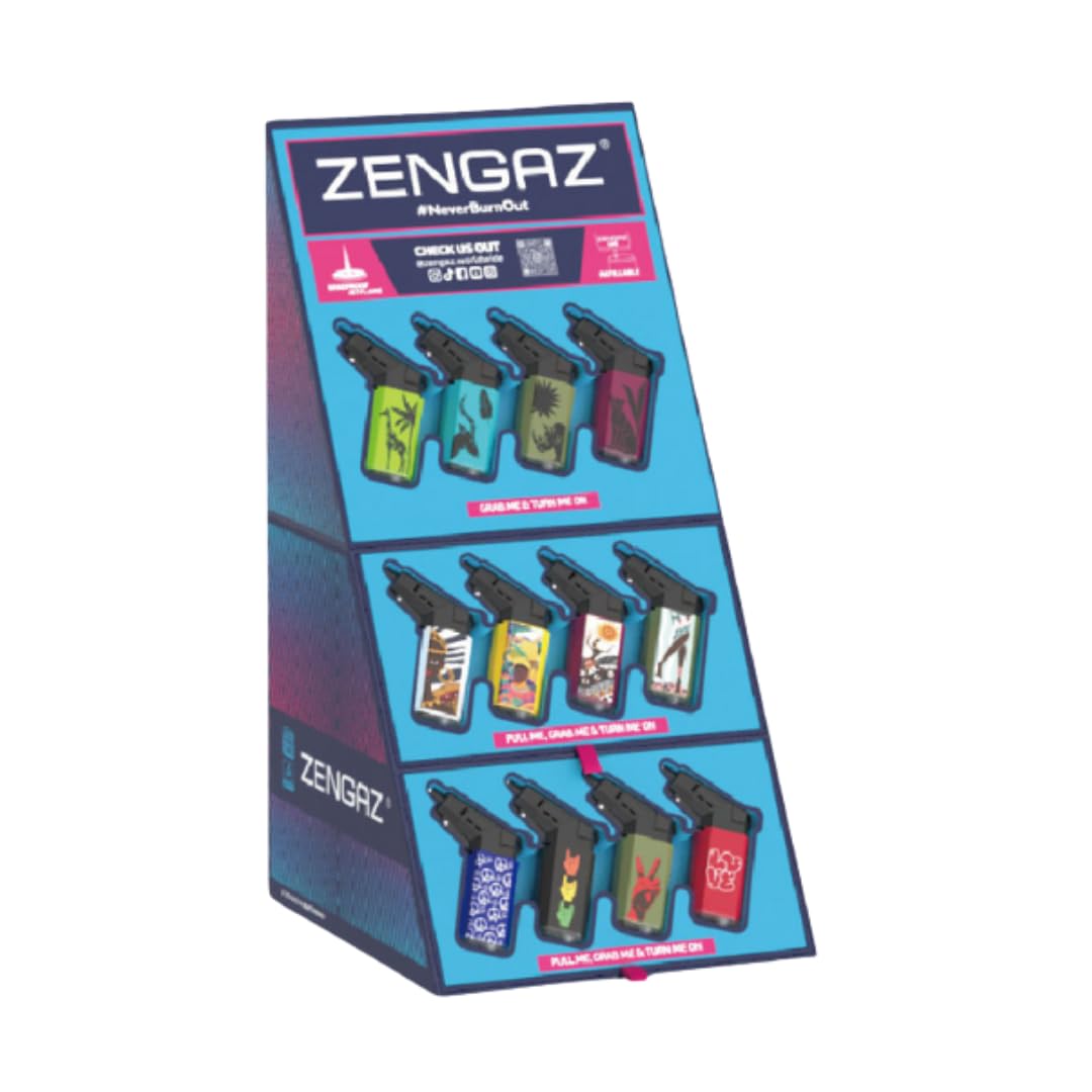 ZL19 S5 Cube – 48 Piece Display Torch Jet Lighters