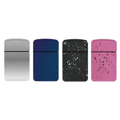 Zl -12 Metallic Windproof Torch Jet Lighter With Pouch - 4 Pack (Combo B)