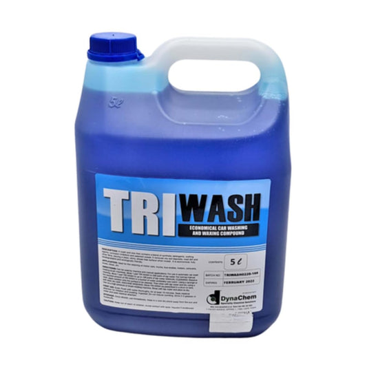 Tri-Wash Car Washing And Waxing Foaming Shampoo - 5 Litre