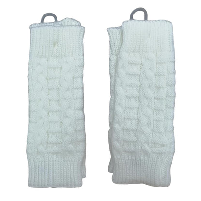 2 Piece Arm Warmers - White