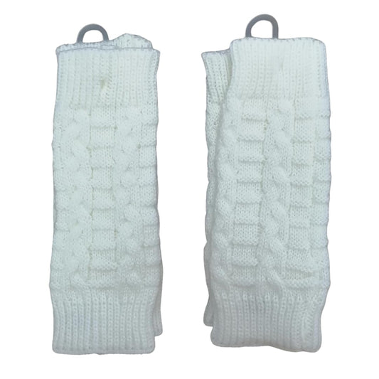 2 Piece Arm Warmers - White