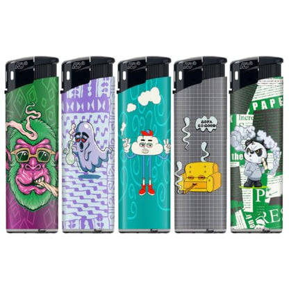 N2 Electronic Lighter - 5 Pack With 330ml Gas (Smoking)